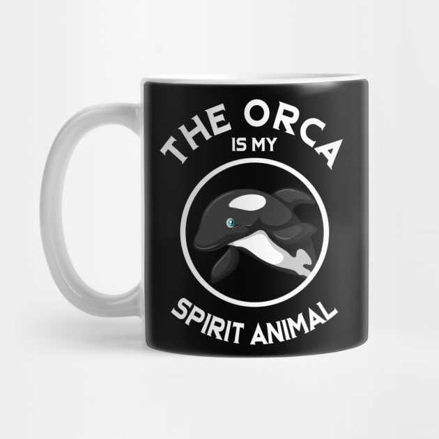 The Orca Is My Spirit Animal Orca Family Vintage Retro Killer Whale Family by ArchmalDesign